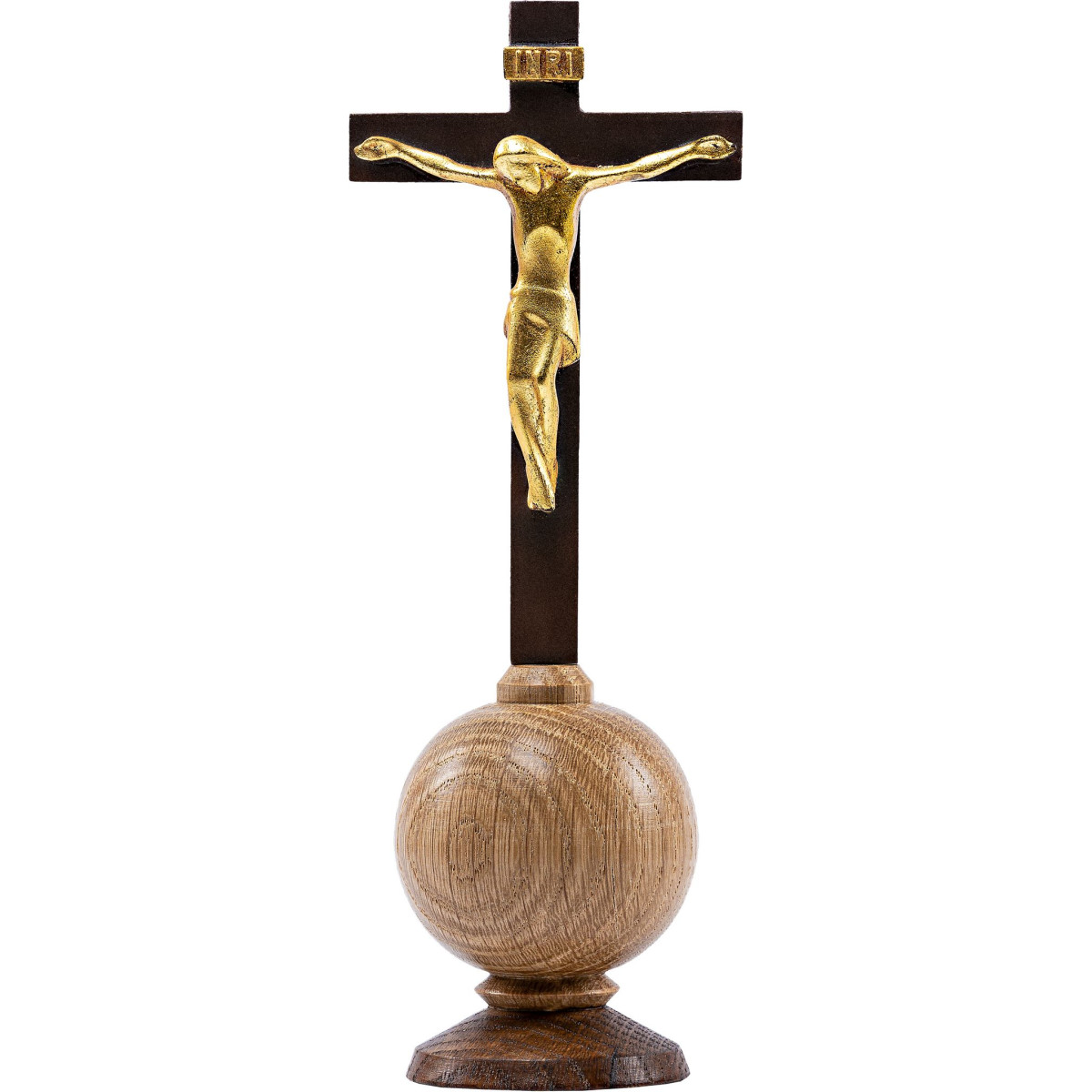 Cristo moderno ROMA en cruz en globo simple